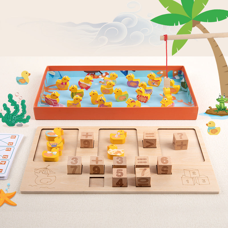 Little Fox - mathematisches Lernspielzeug mit Holzenten