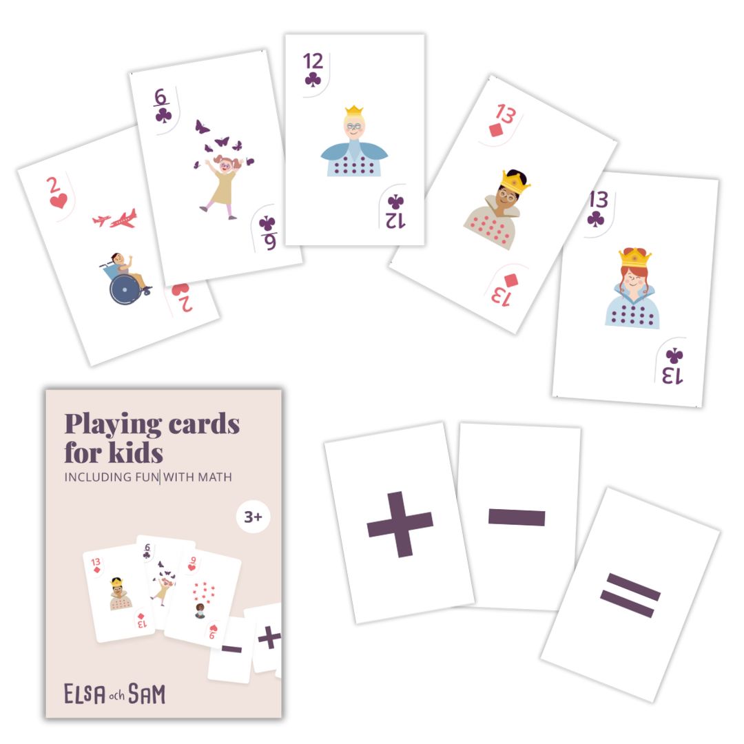 ELSA och SAM - Mathelernspiel Kartenspiel für Kinder - mit Twist