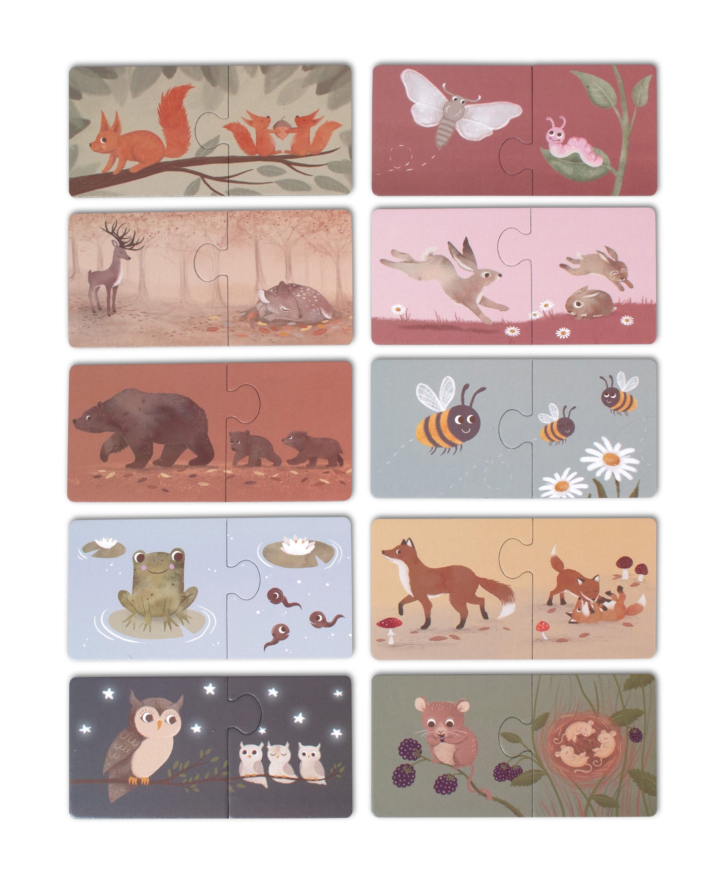 Eltern-Kind-Puzzle - Nordische Tierwelt