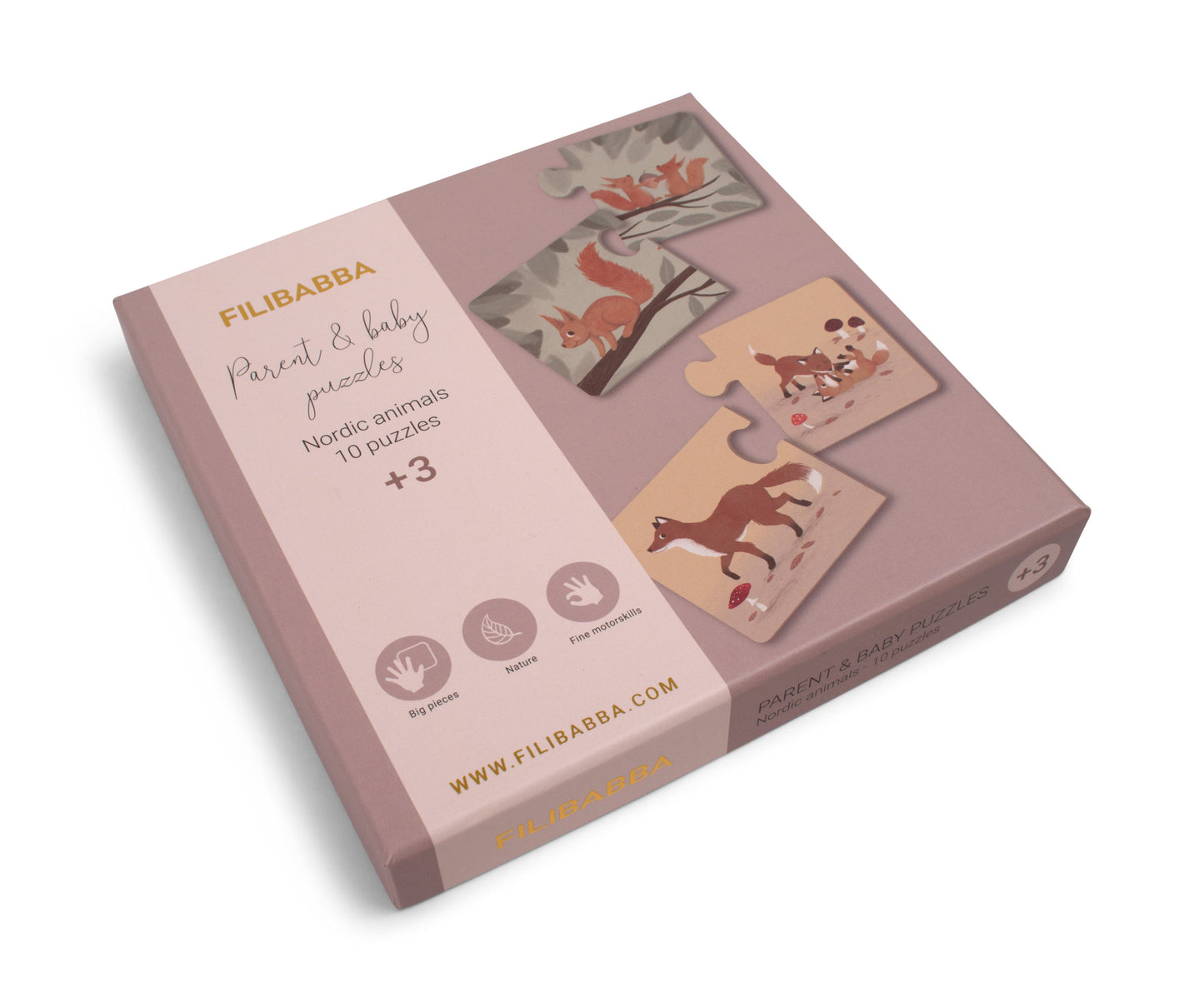 Eltern-Kind-Puzzle - Nordische Tierwelt