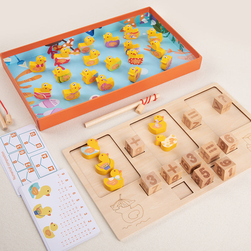 Little Fox - mathematisches Lernspielzeug mit Holzenten