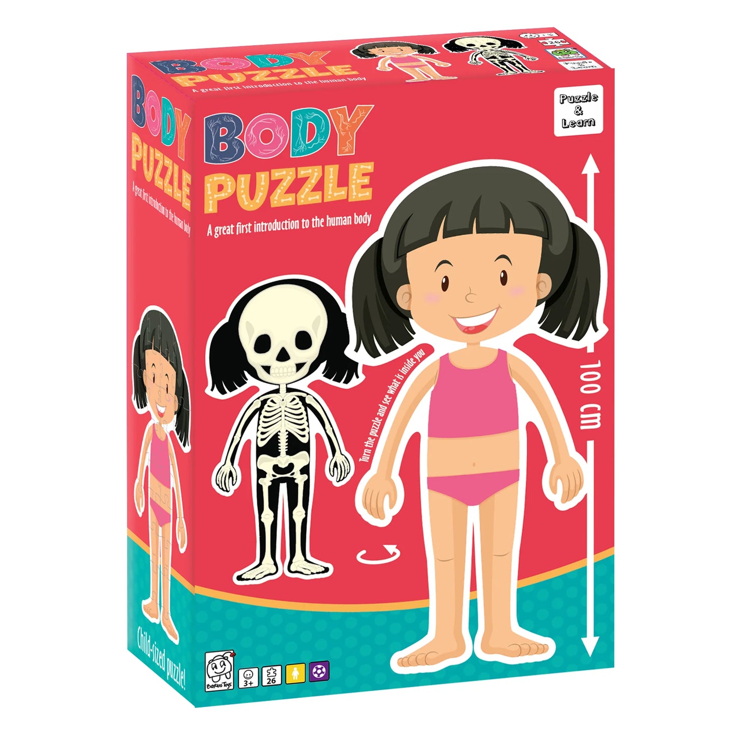 Body Puzzle - Girl, zweiseitig