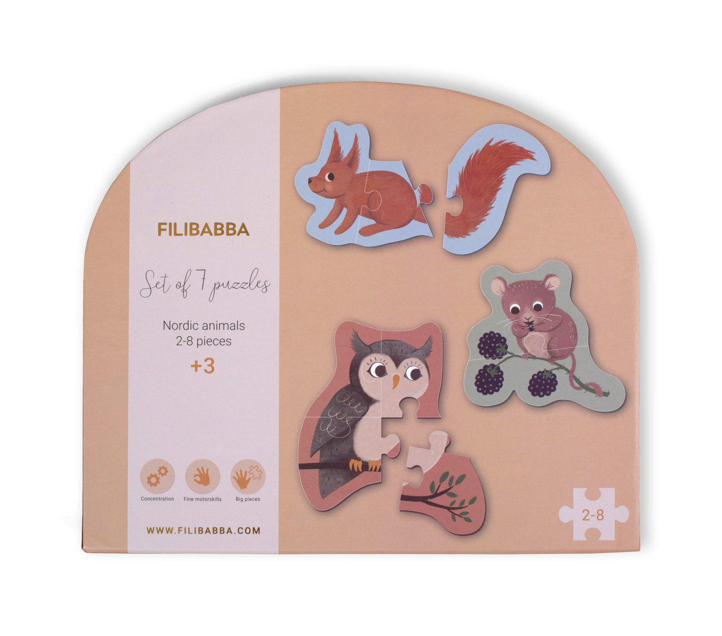 Set mit 7 Puzzles