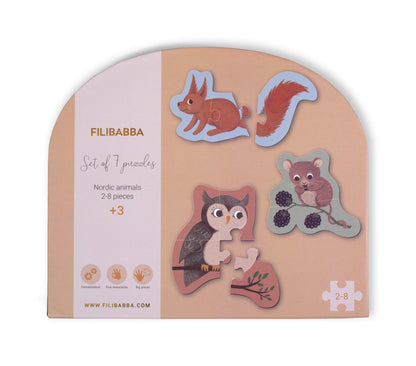 Set mit 7 Puzzles
