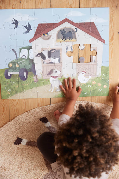 Großes Puzzle mit 30 Teilen - Magic Farm