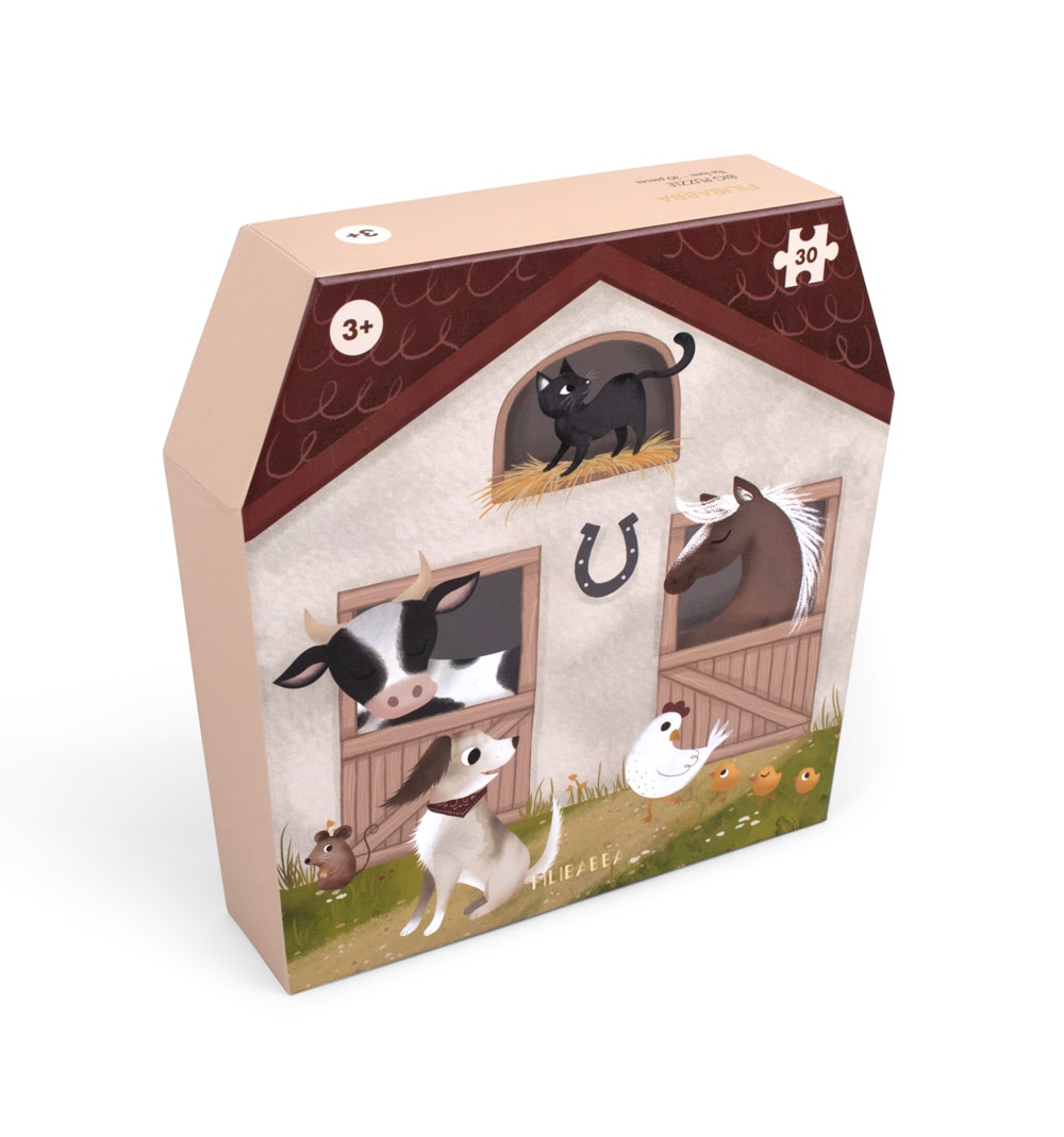Großes Puzzle mit 30 Teilen - Magic Farm