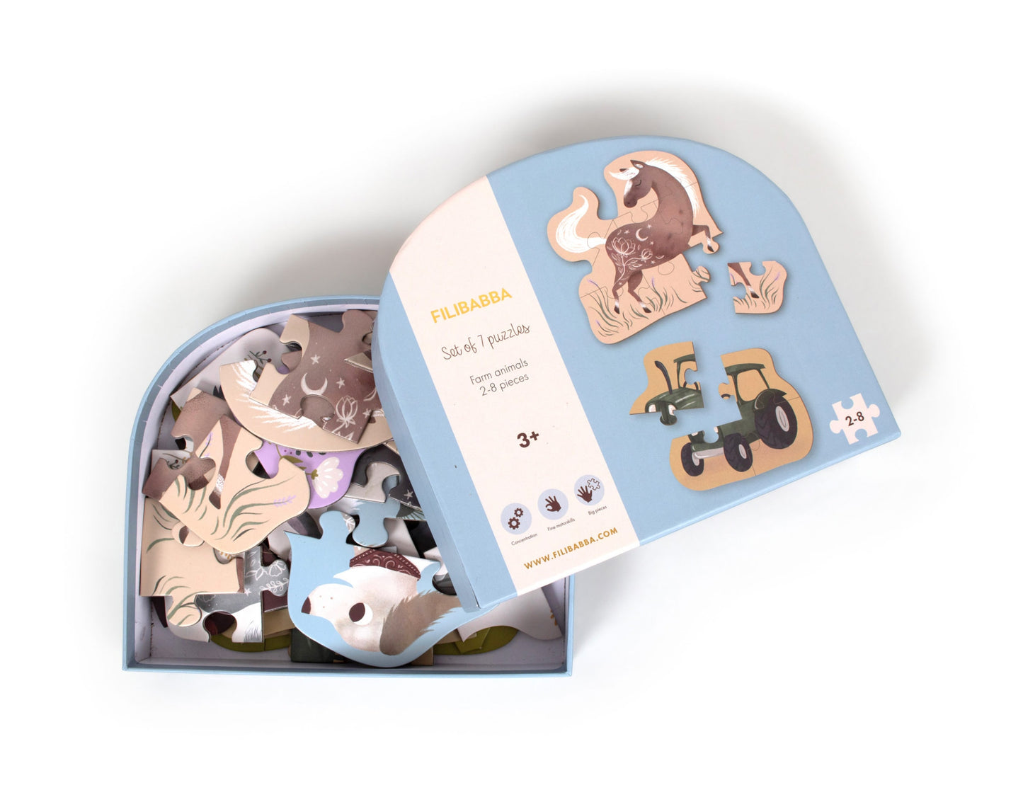 Set mit 7 Puzzles